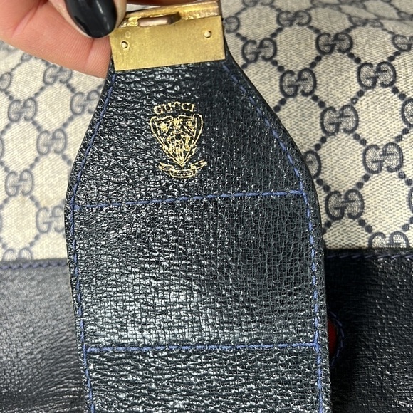 Large Vintage Gucci Carry On Attaché Shoulder Bag - Picture 7 of 16